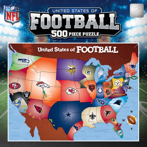 Licensed Standard - NFL Football Map, 1 unit - Kroger