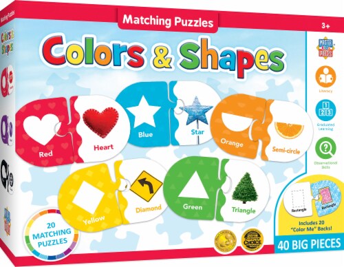 Colors & Shapes - Educational Matching Puzzles, 1 unit - Smith’s Food ...