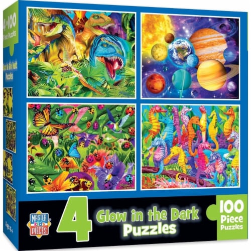 MasterPieces Puzzles World of Animals - 4 Pack - 100 Piece Kids Jigsaw  Puzzle