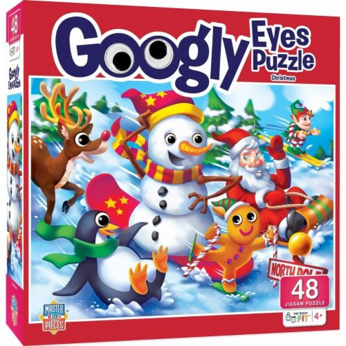 Masterpieces Googly Eyes Christmas 48 Piece Jigsaw Puzzle, 1 unit - Kroger