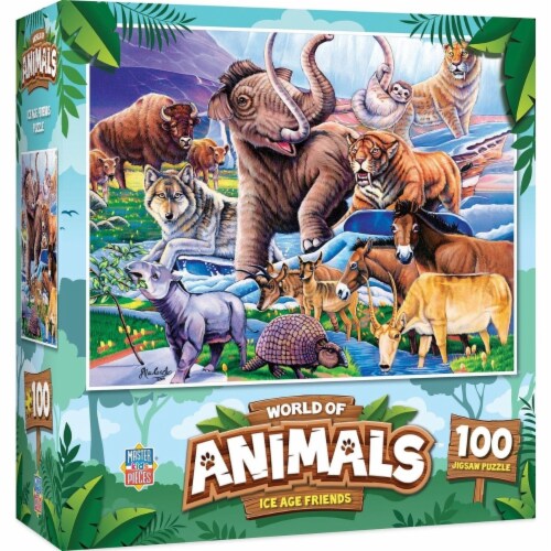 MasterPieces® World of Animals™ Ice Age Friends Kids Jigsaw Puzzle Perspective: front