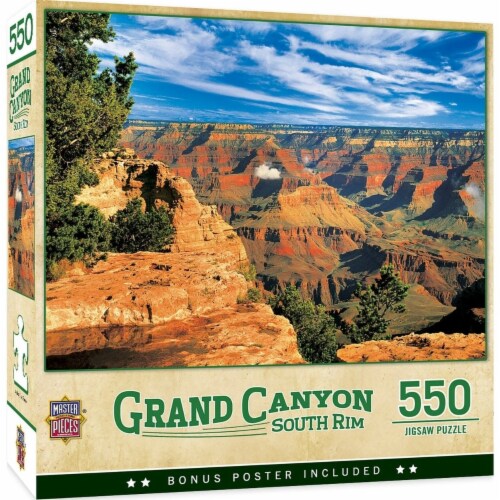 Grand Canyon South Rim 550 Piece Jigsaw Puzzle Perspective: front