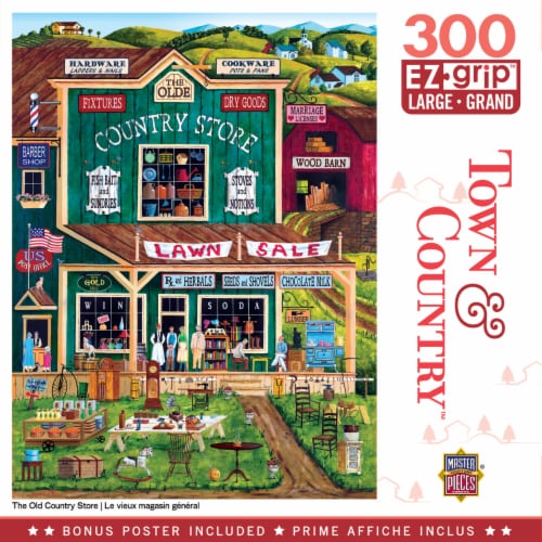 The Old Country Store 300 Piece Large EZ Grip Jigsaw Puzzle Perspective: front