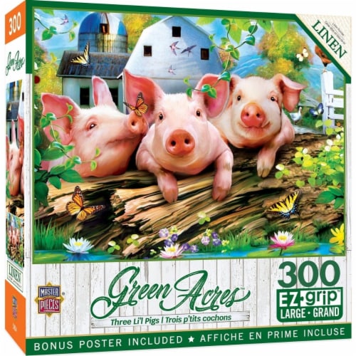 MasterPieces® Green Acres™ Collection Three Lil' Pigs Puzzle, 300 pc -  Ralphs