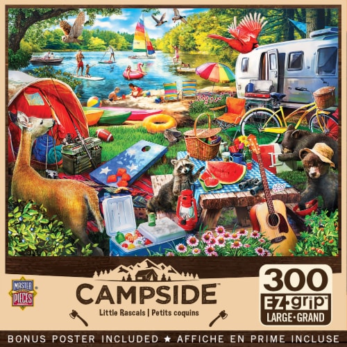 MasterPieces® Campside™ Little Rascals EZ Grip™ Puzzle Perspective: front