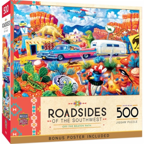 MasterPieces® Roadsides of the Southwest Off the Beaten Path Jigsaw Puzzle Perspective: front