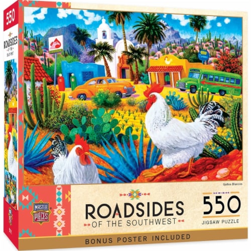 MasterPieces® Roadsides of the Southwest Gallo's Blancos Puzzle Perspective: front