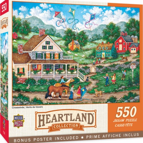MasterPieces® Heartland Collection™ Crosswinds Puzzle + Poster Perspective: front