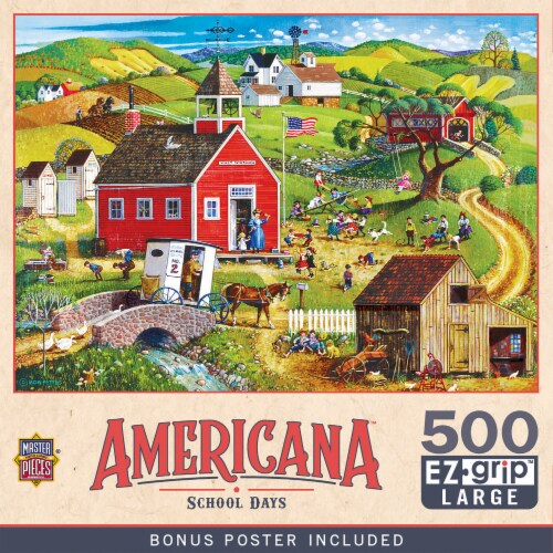 MasterPieces® Americana™ School Days Puzzle Perspective: front