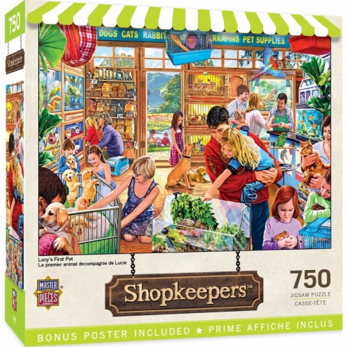 MasterPieces® Shopkeepers™ Lucy's First Pet Puzzle Perspective: front