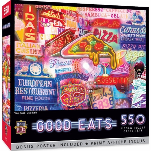 MasterPieces® Viva Italia Good Eats Jigsaw Puzzle Perspective: front
