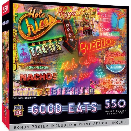 MasterPieces® Good Eats™ En El Barrio Puzzle Perspective: front