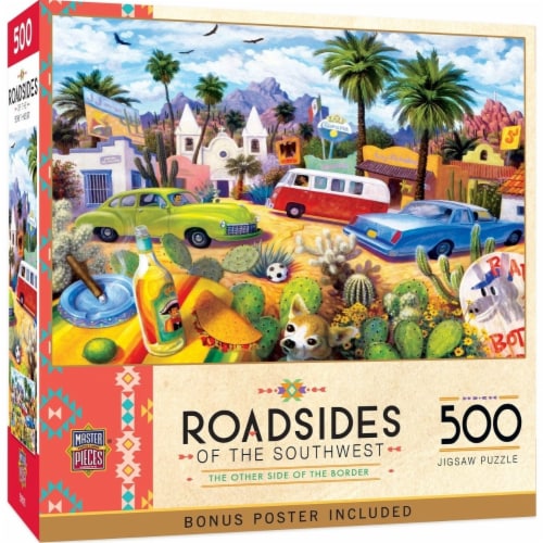MasterPieces® Roadsides of the Southwest™ The Other Side of the Border Jigsaw Puzzle Perspective: front