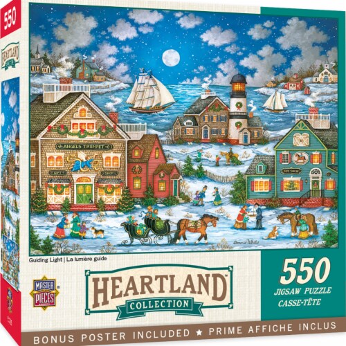 MasterPieces® Heartland Collection™ Guilding Light Jigsaw Puzzle Perspective: front