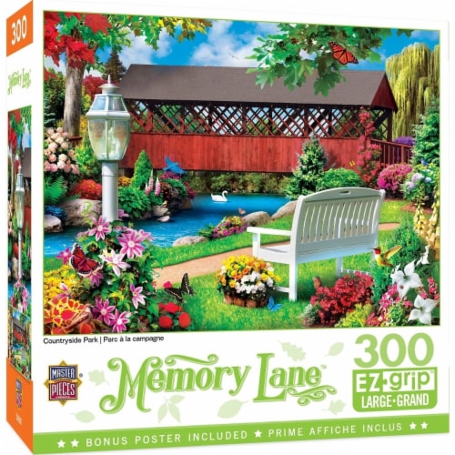 Masterpieces Memory Lane Puzzles Collection Country Park 300 Piece Ez Grip Jigsaw Puzzle 1 Unit Food 4 Less