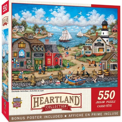 MasterPieces® Heartland™ Collection Dockside Activities Jigsaw Puzzle Perspective: front