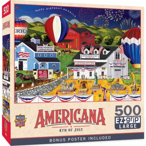 MasterPieces® Americana™ EZ Grip™ 4th Of July Puzzle Perspective: front