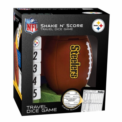 MasterPieces Game Day NFL Pittsburgh Steelers Shake N' Score Dice