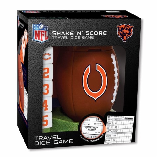 MasterPieces Game Day NFL Chicago Bears Shake N' Score Dice Game, 1