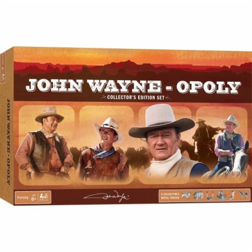 MasterPieces Collectors Edition Set John Wayne Opoly Perspective: front