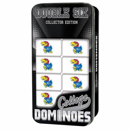 MasterPieces® NCAA Kansas Dominoes Perspective: front