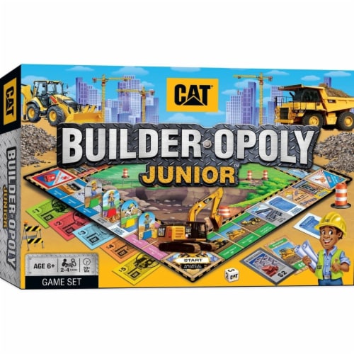 MasterPieces Kids & Family Board Games - Caterpillar Builder Opoly Jr. -  Officially Licensed Board Games For Kids, & Family