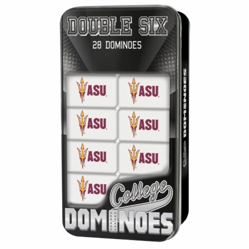 MasterPieces NCAA Arizona State Double-Six Dominoes Perspective: front