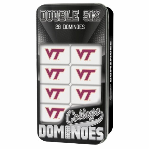 MasterPieces NCAA Virginia Tech Double-Six Dominoes Perspective: front