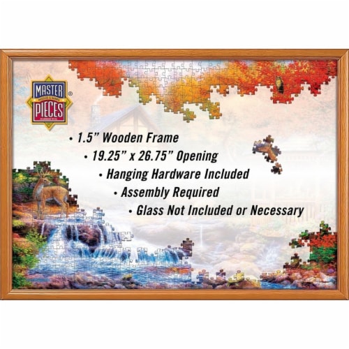 MasterPieces Natural Wood Jigsaw Puzzle Frame, 1 ct - Fred Meyer