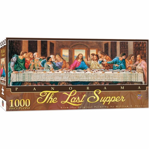 MasterPieces® The Last Supper Panorama Puzzle Perspective: front
