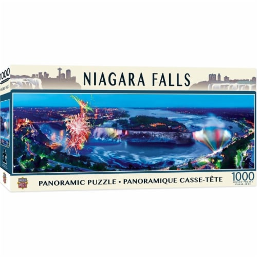 Niagara Falls 1000 Piece Panoramic Jigsaw Puzzle Perspective: front
