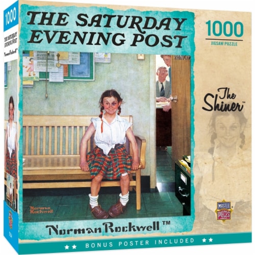 Saturday Evening Post The Shiner 1000 Piece Jigsaw Puzzle Perspective: front