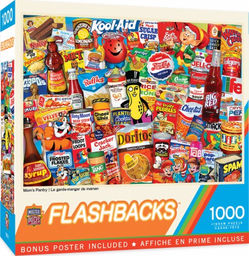 Masterpieces® Flashbacks™ Mom's Pantry Jigsaw Puzzle Perspective: front