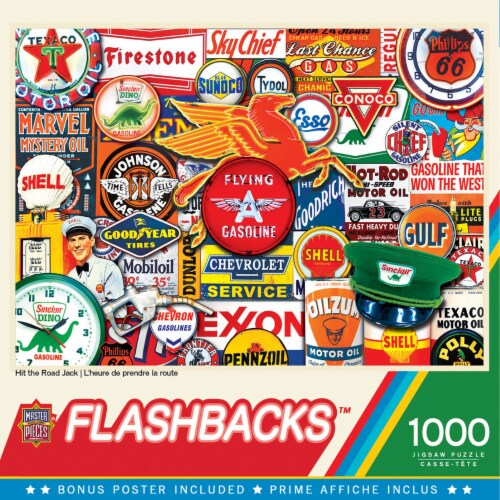 MasterPieces® Flashbacks™ Hit the Road Jack Puzzle Perspective: front