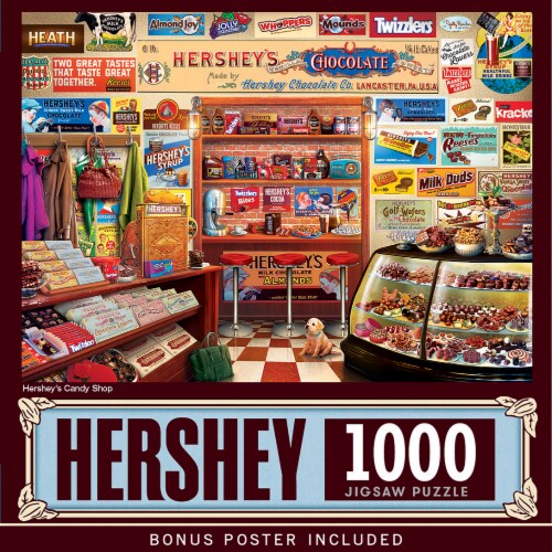 MasterPieces® Hershey's Candy Shop Puzzle Perspective: front
