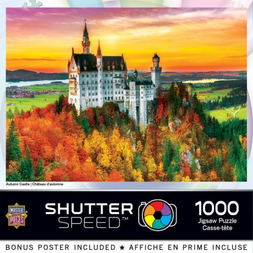 MasterPieces® Shutter Speed Autumn Castle Jigsaw Puzzle Perspective: front