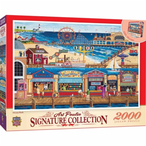 MasterPieces® Art Poulin Signature Collection Ocean Park Jigsaw Puzzle Perspective: front