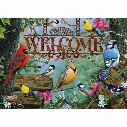 MasterPieces® Audubon Perched Jigsaw Puzzle Perspective: front
