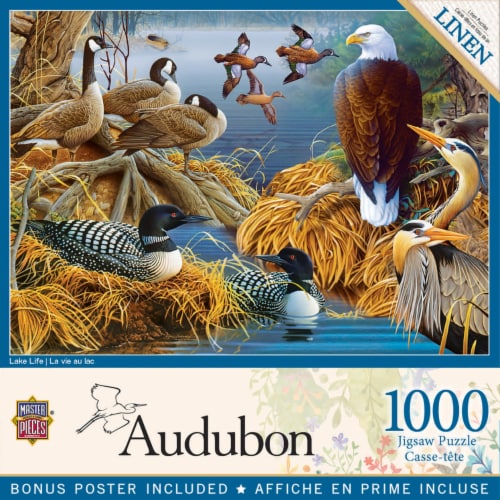 MasterPieces® 1000 Piece Jigsaw Puzzle - Lake Life - 19.25 x26.75 Perspective: front