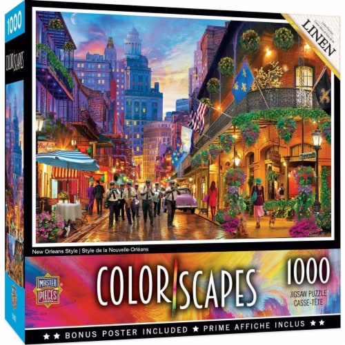 MasterPieces® Colorscapes™ New Orleans Style Jigsaw Puzzle Perspective: front