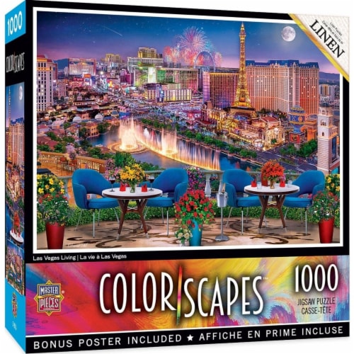 MasterPieces® Colorscapes™ Las Vegas Living Jigsaw Puzzle Perspective: front