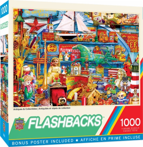 MasterPieces® Flashbacks™ Antiques & Collectibles Jigsaw Puzzle Perspective: front