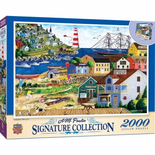 MasterPieces® A.M Poulin Signature Collection Summer Breeze Jigsaw Puzzle Perspective: front