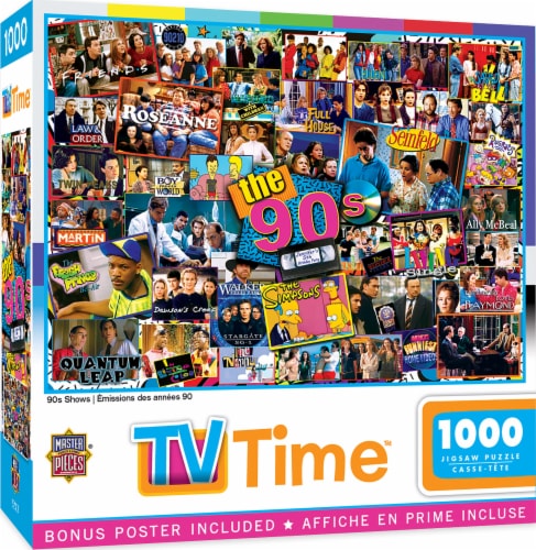 MasterPieces® 90s Shows Puzzle Perspective: front