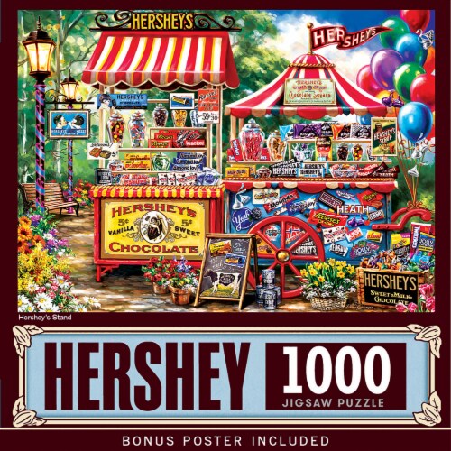 MasterPieces - Hershey's - Hershey's Stand 1000 Piece Puzzle Perspective: front