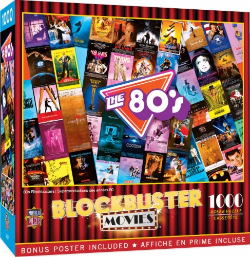 MasterPieces® Blockbuster Movies™ The 80's Jigsaw Puzzle Perspective: front
