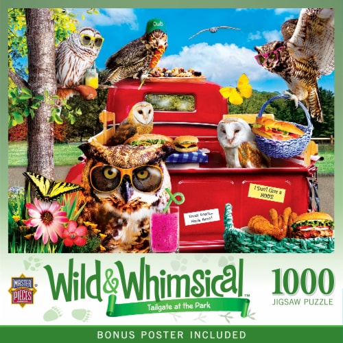 MasterPieces® Wild & Whimsical™ Tailgate at the Park Jigsaw Puzzle Perspective: front