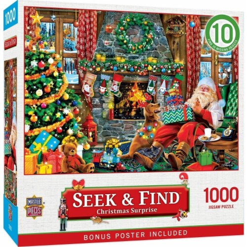 1000 pc Puzzle - Christmas Seek & Find - George & Co.