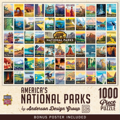Master Pieces® Anderson Design Group National Parks Puzzle Perspective: front