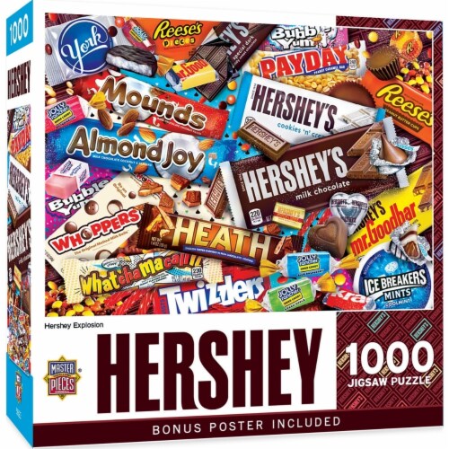 Masterpieces Hershey's Explosion - 1000 Piece Jigsaw Puzzle Perspective: front